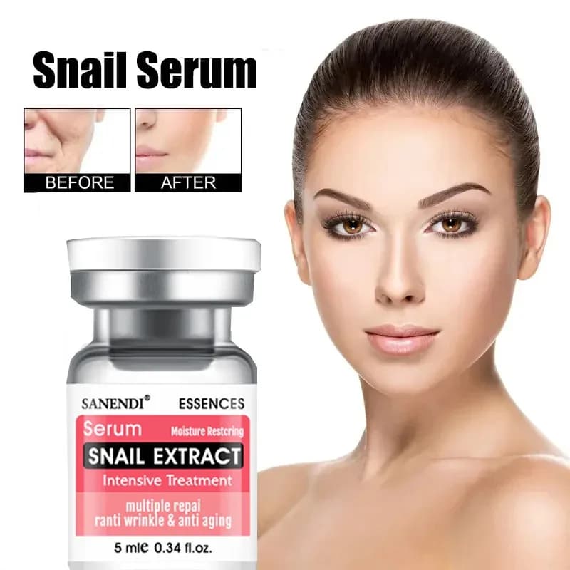 Sanendi Set of essences for skin care moisturizing for face Solve skin problems Vitamin C snail extract lightening for face