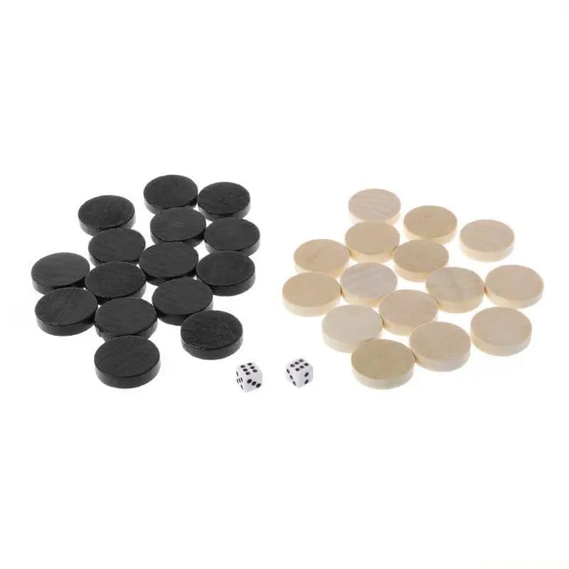 M5TC Chess Pieces Simple Upgrade Wooden for Draughts Checkers for Creative Simple Gif