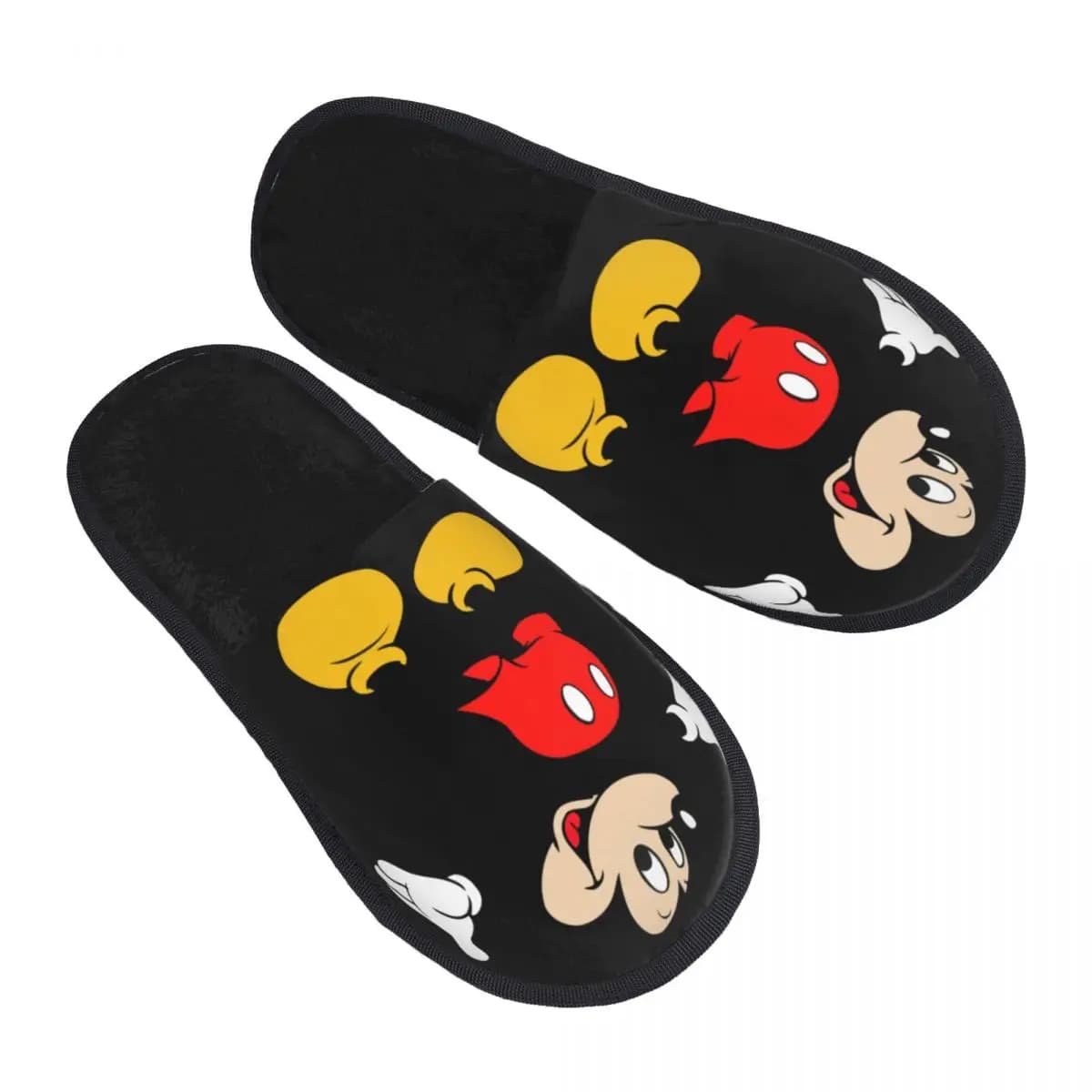 Women's Slippers with Mickey Mouse Character, Comfortable Slippers with Memory Foam for Home and Spa