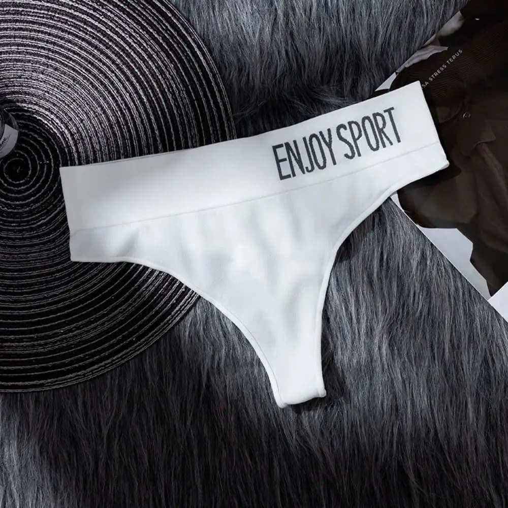 Women's Sporty Slips Without Sewings to Medium Life, Unit Tint, Shaft, Girl's Sports Mutandines