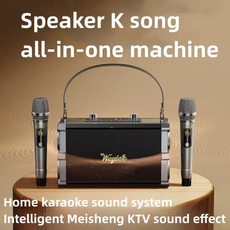 300W ultra alta potenza caixa de som bluetooth home ktv set audio karaoke microfono integrato macchina subwoofer sistema di altoparlanti