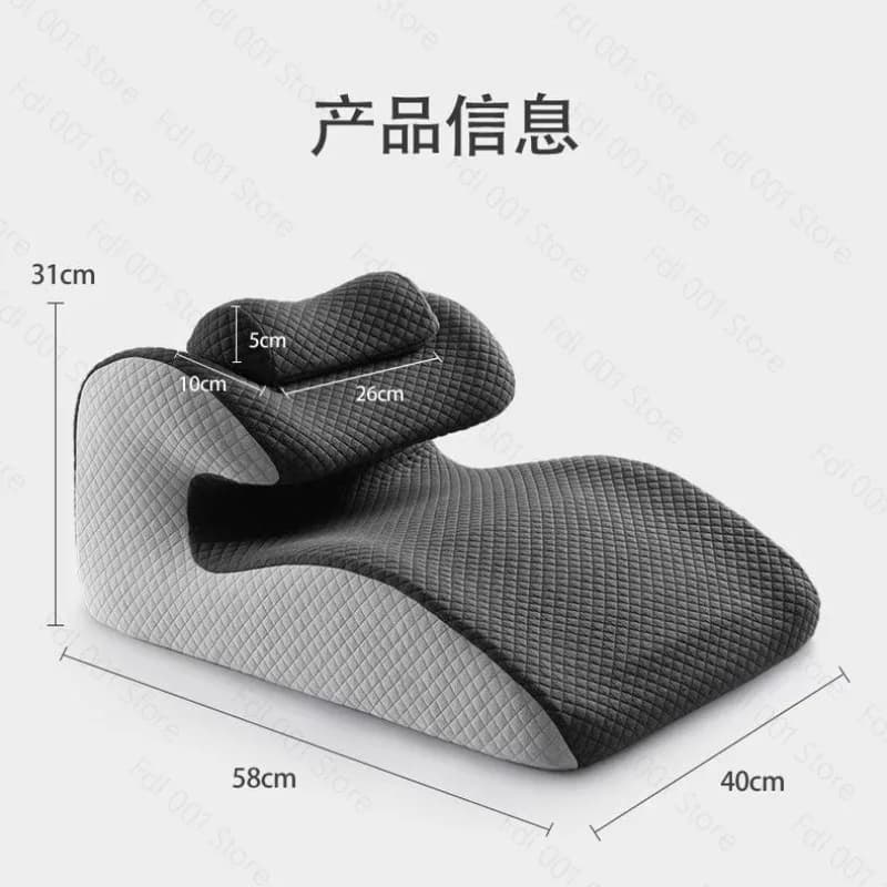 Memory Foam Bed Wedge Pillow Incline Support Cushion For Relief Pregnancy Home Sleeping Pillow Elderly Back Rest Pillow