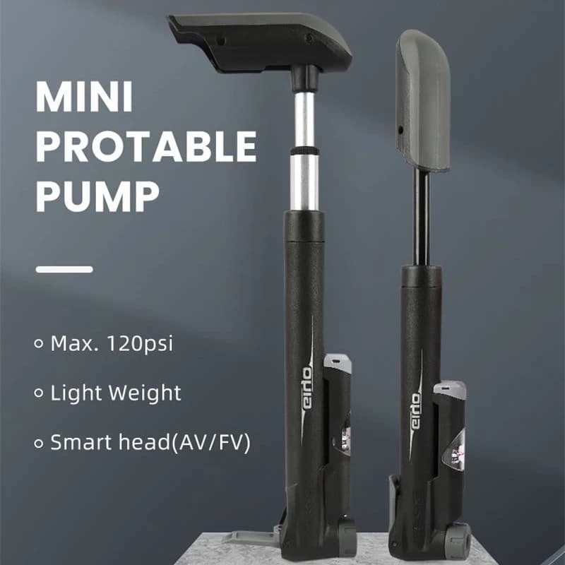 GIYO Bicicletta Mini Pompa Portatile 120psi Pompa di Aria A Mano MTB Bici Da Strada Schrader e Presta Bici Pneumatico Gonfiatore mini compressore d'aria