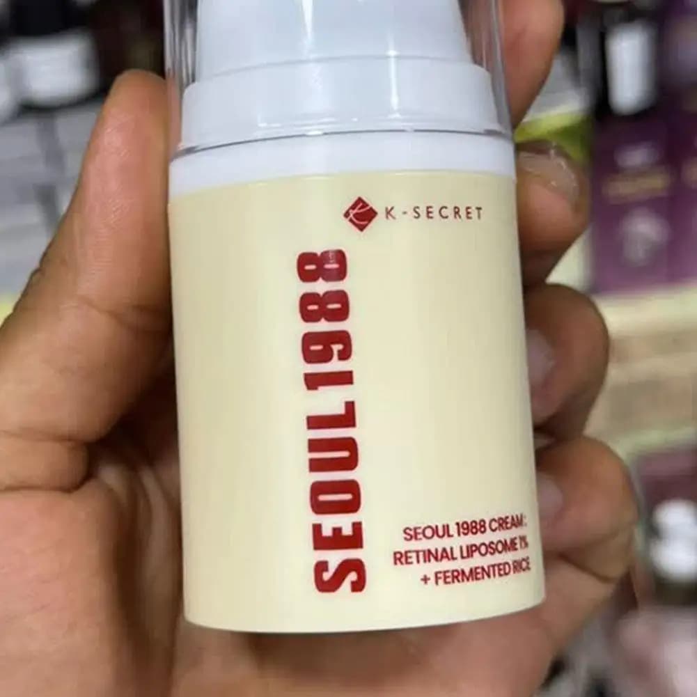 SEOUL1988 Retinol Fermented Rice Repair Face Cream Diminish Fine Lines Minimize Pores Improve Dullness Korean Original Skincare