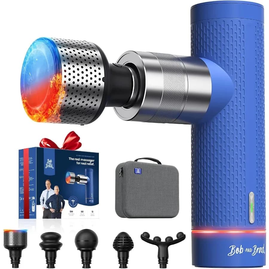 A7 Pro Massage Gun with Heat and Cold Therapy Mini Massage Gun with 11mm Amplance Portable Professional Muscle Massage for Deep Fabrics