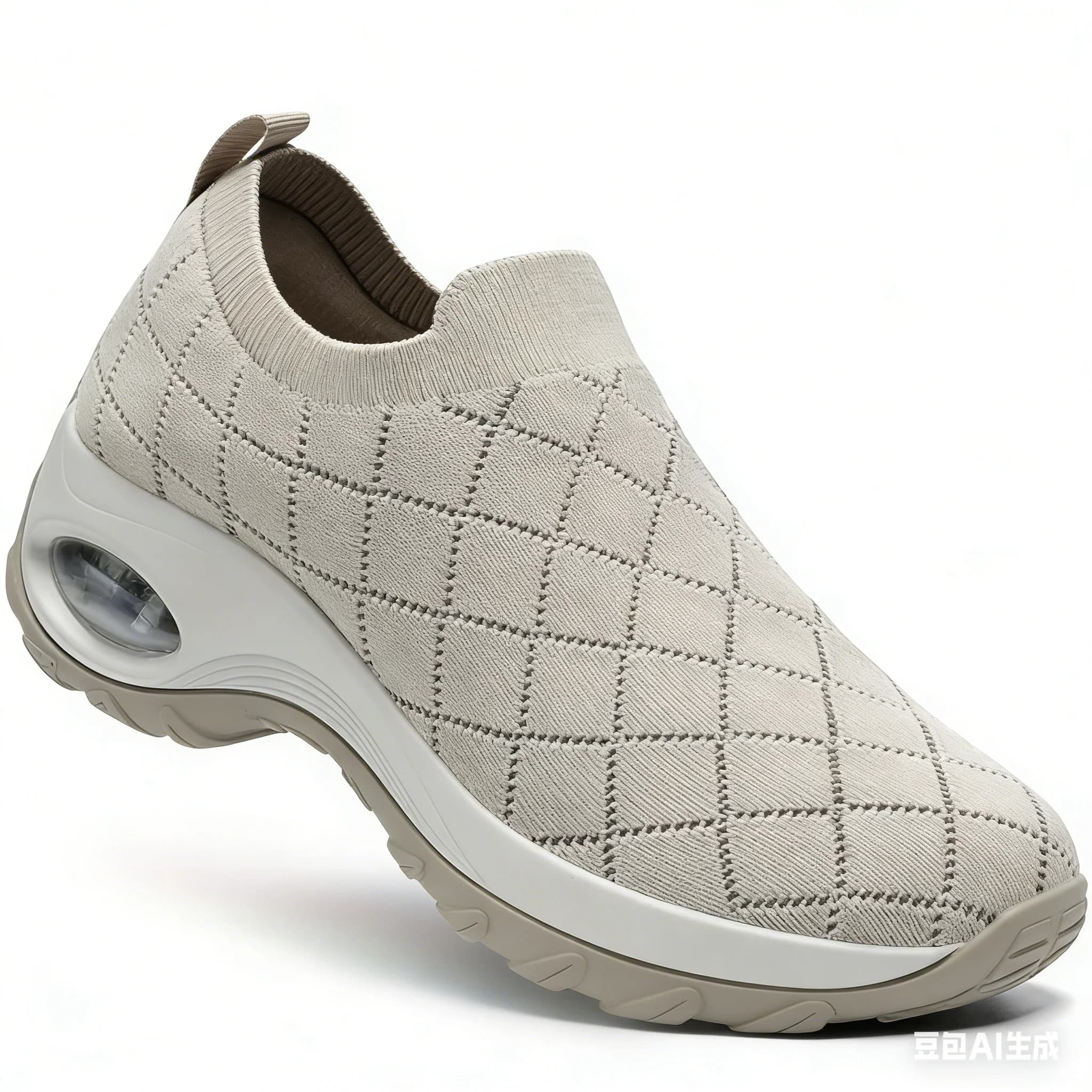 Scarpe Slip-on con Cuscinetto d'Aria per Donna, Sneakers Traspiranti in Mesh, Comode Scarpe con Piattaforma Antiscivolo per Uso Quotidiano e Outdoor