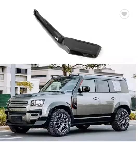 Kit Snorkel con Tubo di Aspirazione per Defender 110 2020 Nero Lucido Nuovo