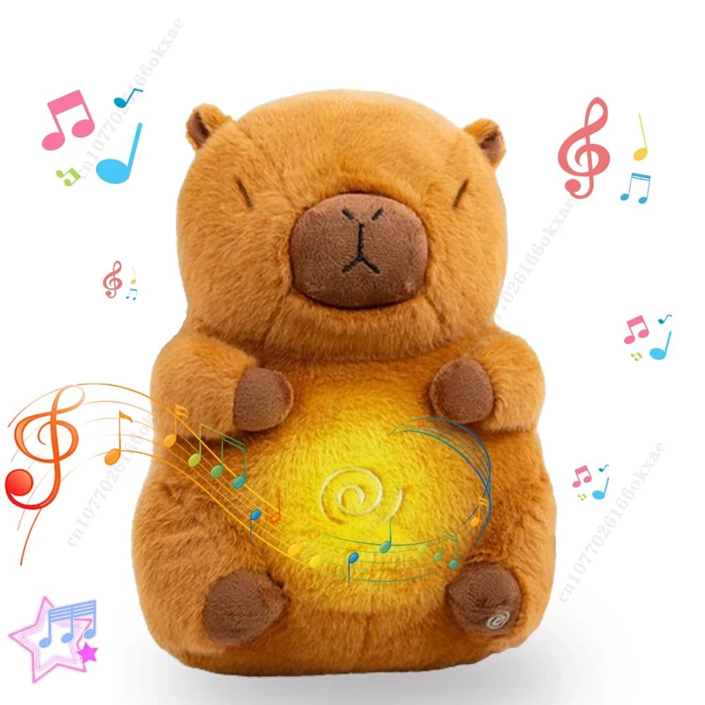 Capibara Peluche Simulazione Breathimg Capibara Anime Fluffy Toy Bambola carina Animali di peluche Bambola morbida Peluche Regalo per bambini