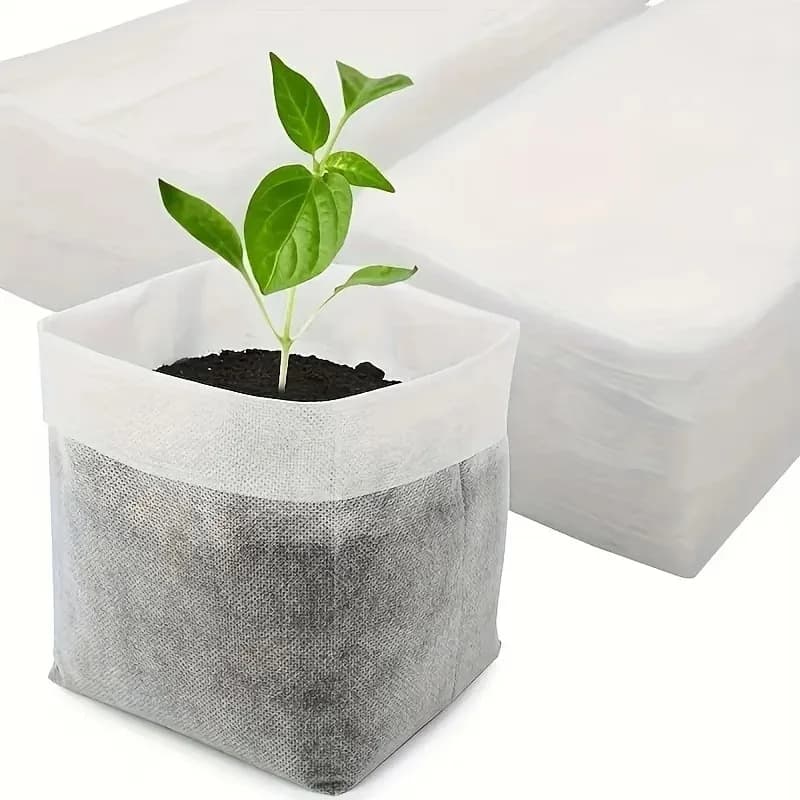 breathable water-permeable plant grow bags non-woven fabric seed starting kits for vegetables flowers & seedlings garden parts
