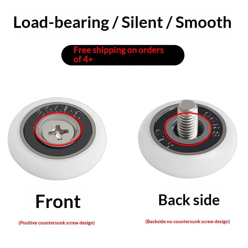 4-piece set with free shipping shower room pulley bathroom old-style sliding door hanger wheel push-pull bath screen small hange