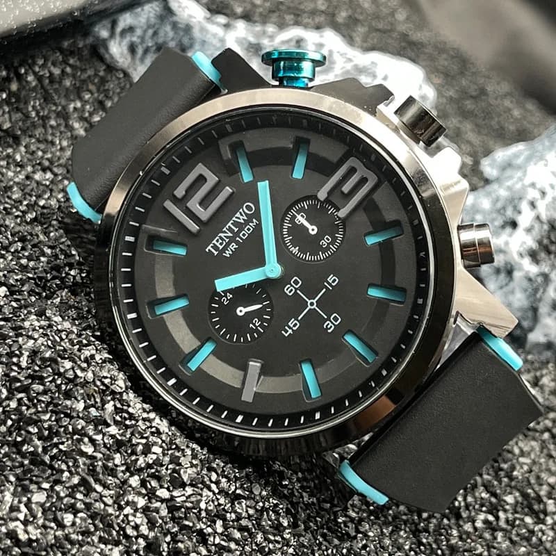 Orologio al Quarzo alla Moda per Uomo, Casual, Hip-Hop, Sportivo, Semplice, per Studenti, Dropship