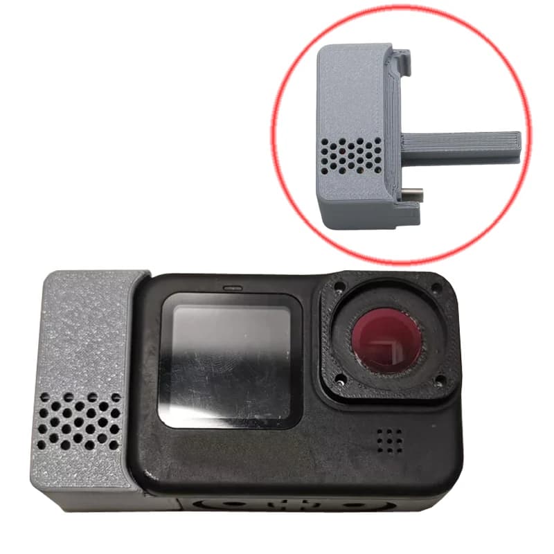 Dispositivo di raffreddamento ad aria per fotocamera sportiva 1PC Soluzione di dissipazione del calore per registrazione a lungo termine per pezzi di ricambio per action camera GoPro9/10/11/12