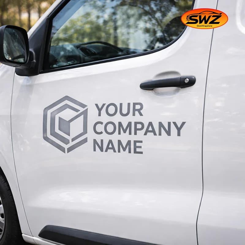 Adesivo Personalizzato con Logo Aziendale – Decalcomania Professionale in Vinile di Grandi Dimensioni per Auto, Finestre, Vetri e Altro, PVC Impermeabile