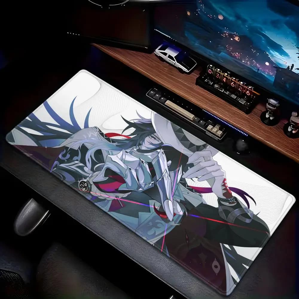 Tappetino per Mouse 2026 Ashveil Honkai Star Rail, Tappetino per Computer Portatile con Stampa HD, Grande Mousepad da Gaming HYBXAXC in Gomma Antiscivolo