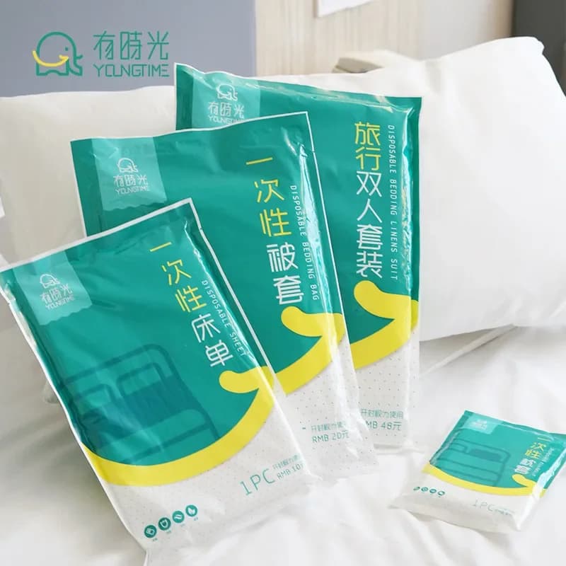 Lenzuolo usa e getta Lenzuolo da viaggio Lenzuola anti-sporco impermeabile a prova di olio Lenzuolo non tessuto da viaggio portatile