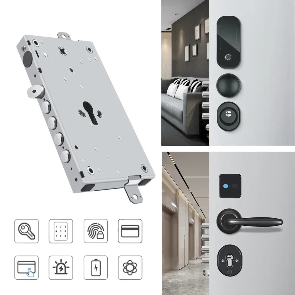 Serratura Intelligente per Porte Blindate con Impronta Digitale e Tripla Colonna Elettronica 2022