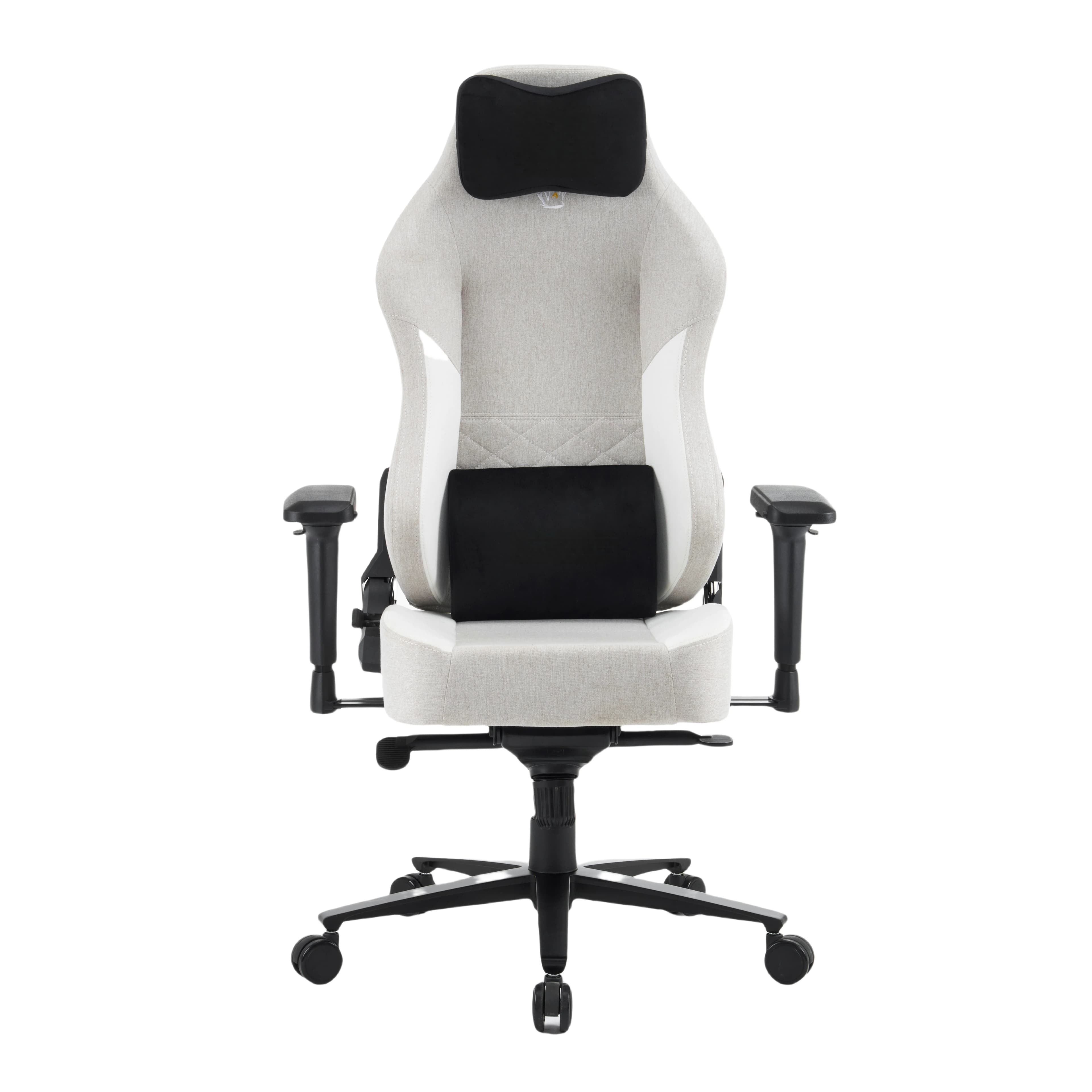 High-Quality Steel Frame Gaming Chair, Reclining, Adjustable Armrests, Tilting Mechanism & 360° Swivel Casters