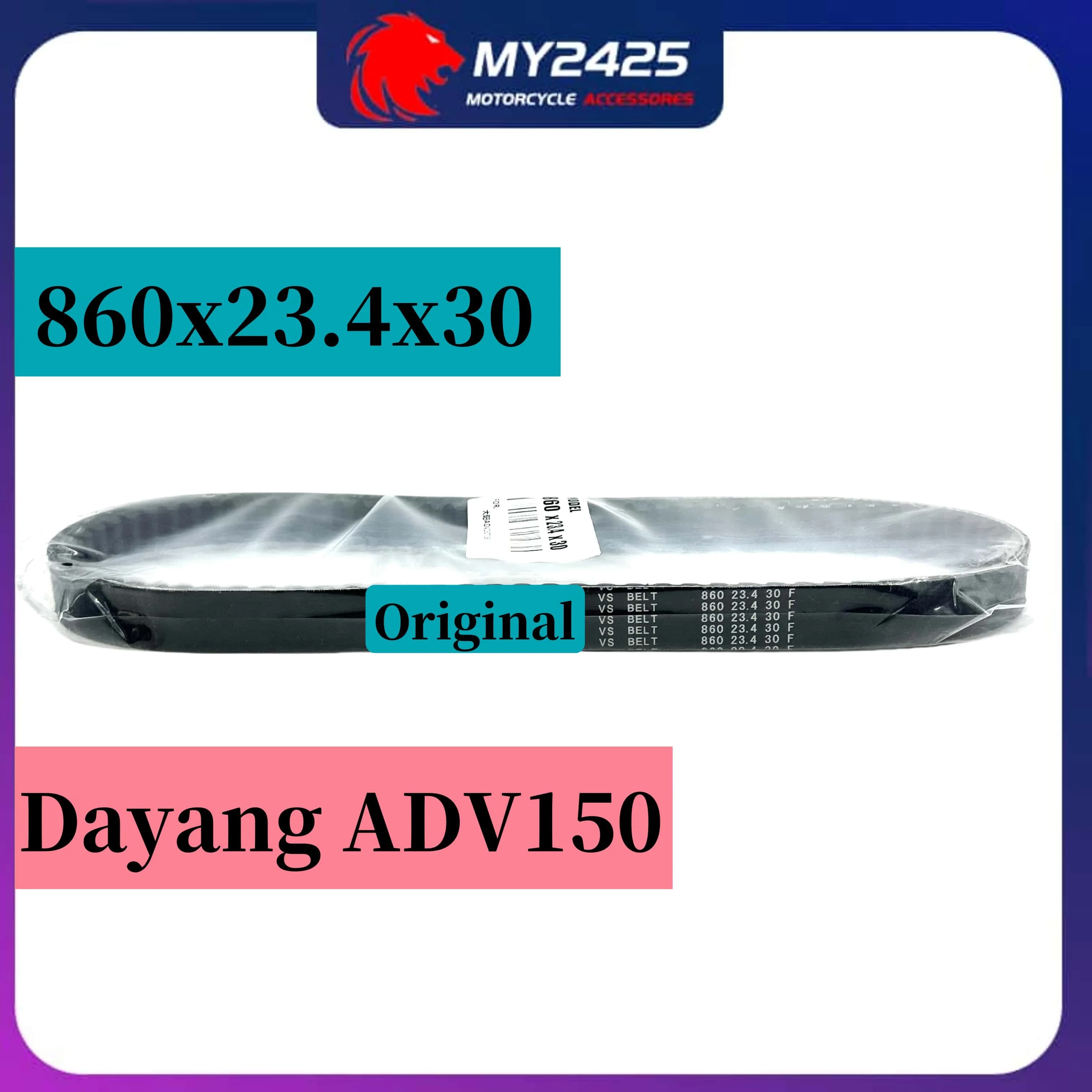 Cinghia di trasmissione originale 860x23.4 per Dayang ADV150T-36 Vorei ADV150 860 23.4 30F Cinghia di trasmissione moto