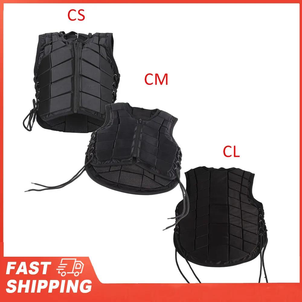 Kids Riding Vest Comfortable Horse Riding Protective Waistcoat Shock Absorption Safety Vest For Boys Girls