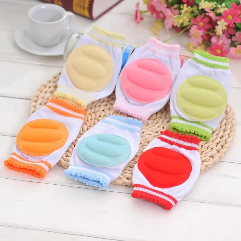 New warm and elegant 1 pair of baby knee pads, for children, leg protection, baby elbow cushion