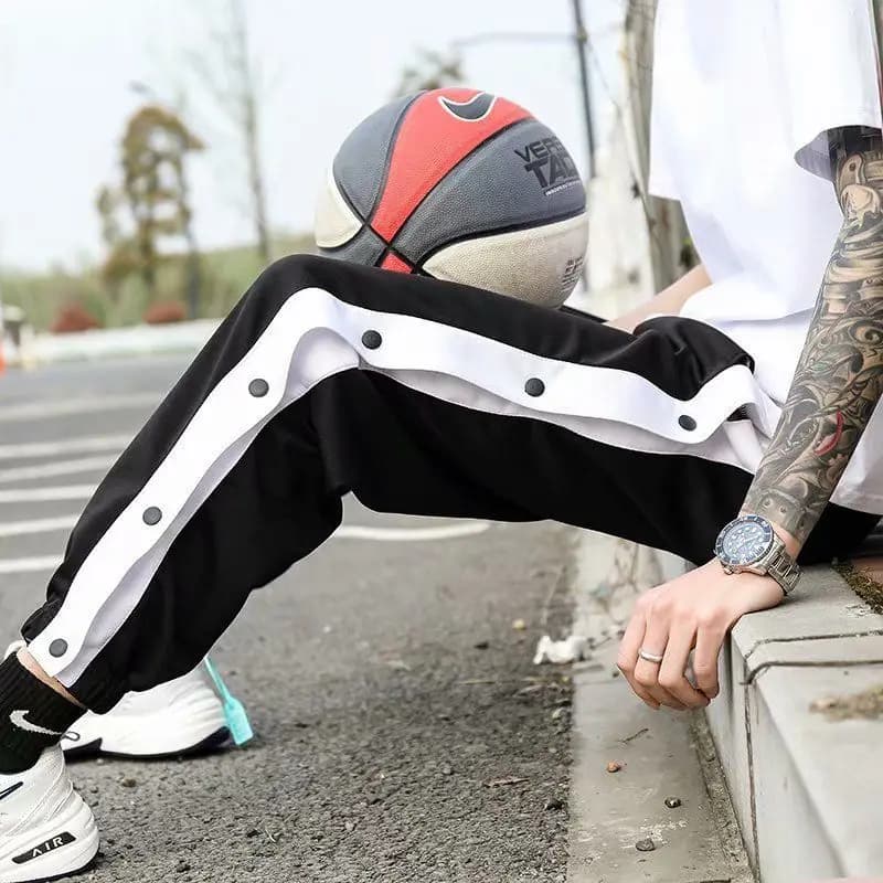 New Men's Training Pants Breasted Breathable Basketball Training Pants