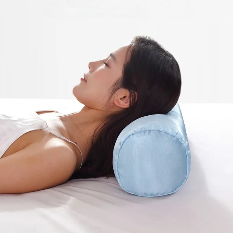 Lumbar Pillow For Beginner Cylinder Yoga Pillow High-density Fitness Equipment Waist Support Bedside Neck Support Pillow