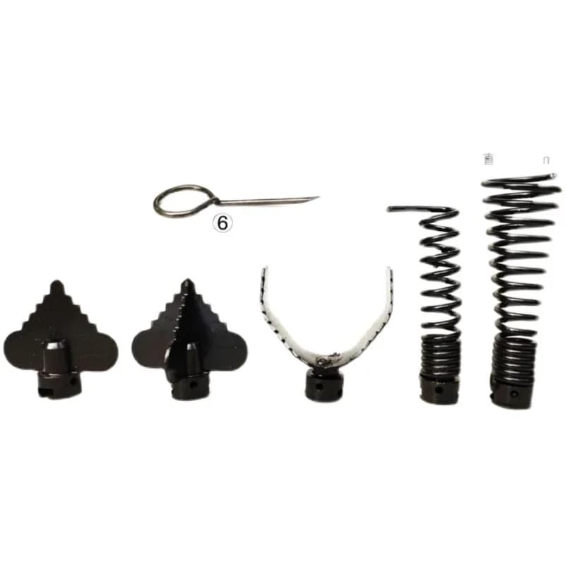 1 set 22mm detergente per scarichi in acciaio al Manganese connettore per testa di trapano a taglio combinato per utensile a molla per draga elettrica
