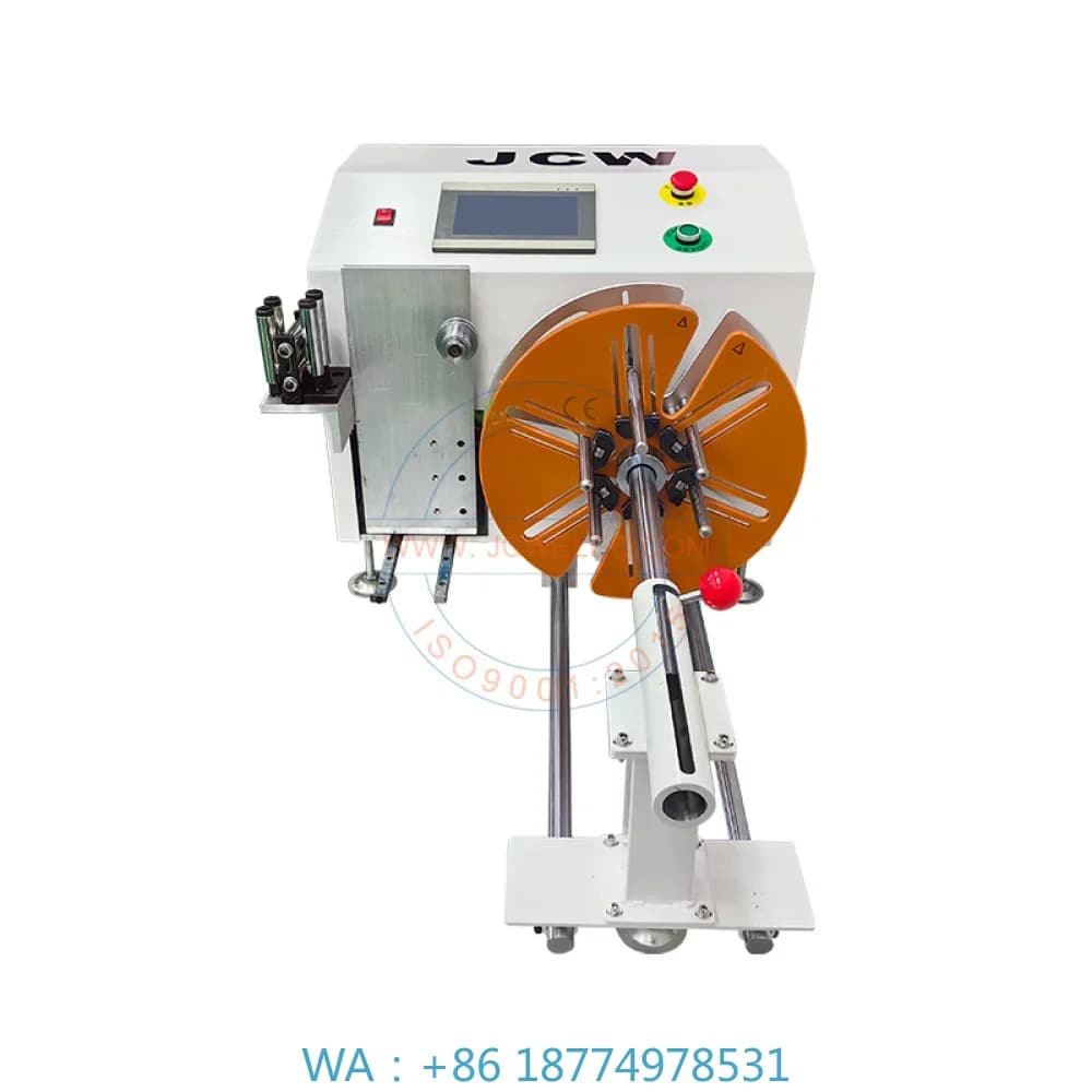 Avvolgitrice Avvolgitrice JCW-WB04W Taglio e rilegatura semiautomatica per misurazione cavi con nucleo in rame