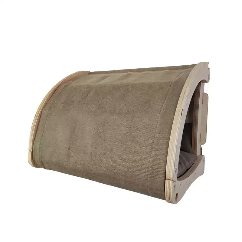 Universe Grocery Store Wooden Wall-mounted Cat Wall Cat Climbing Frame Cat Litter Integrated Wall Semi-closed Winter Litter