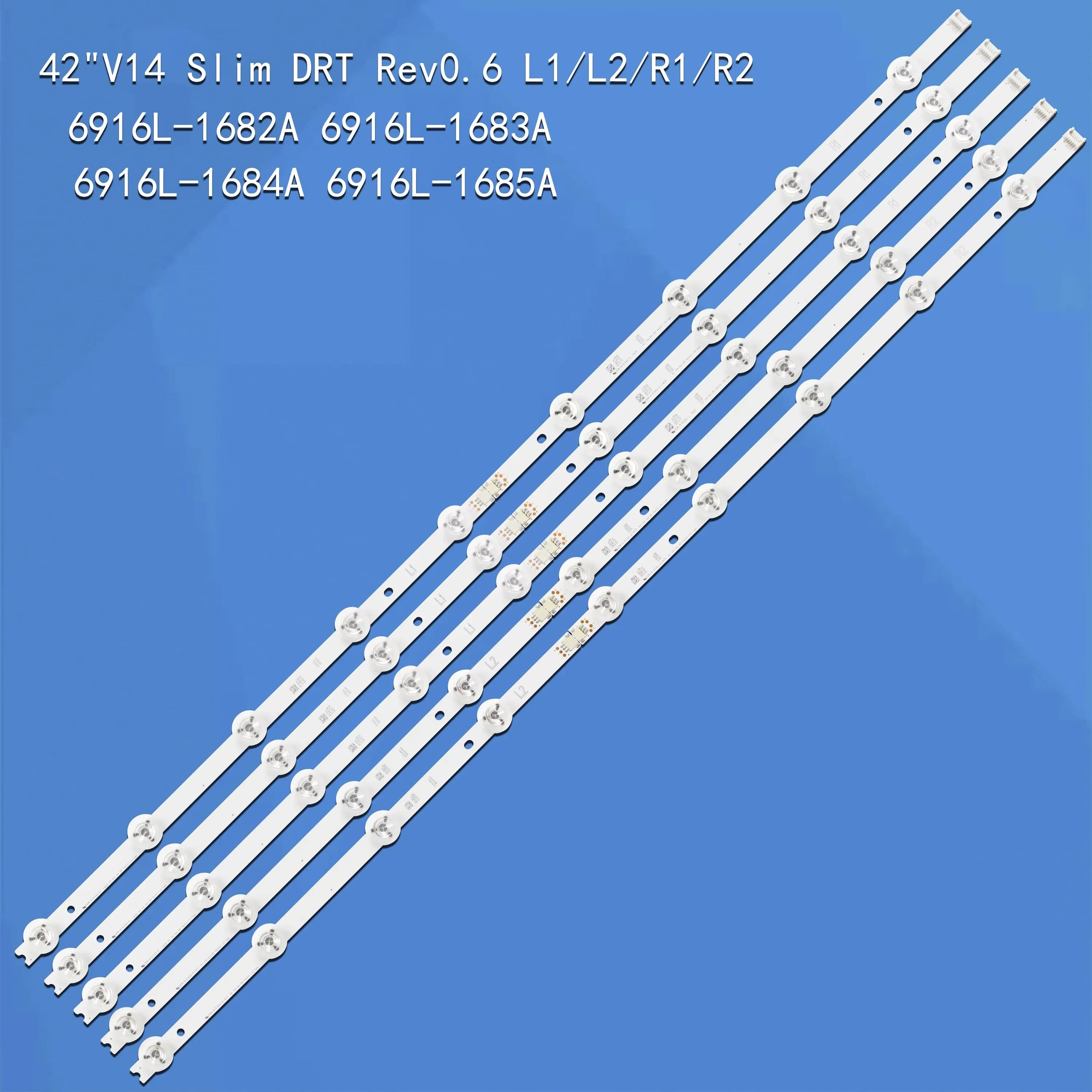 Striscia di retroilluminazione a LED per 42LB6800 42LB7000 42LB6900 42LB7200 42LB676V 42LB674V 42LB672V 42LB750 42LB731 42LB68V