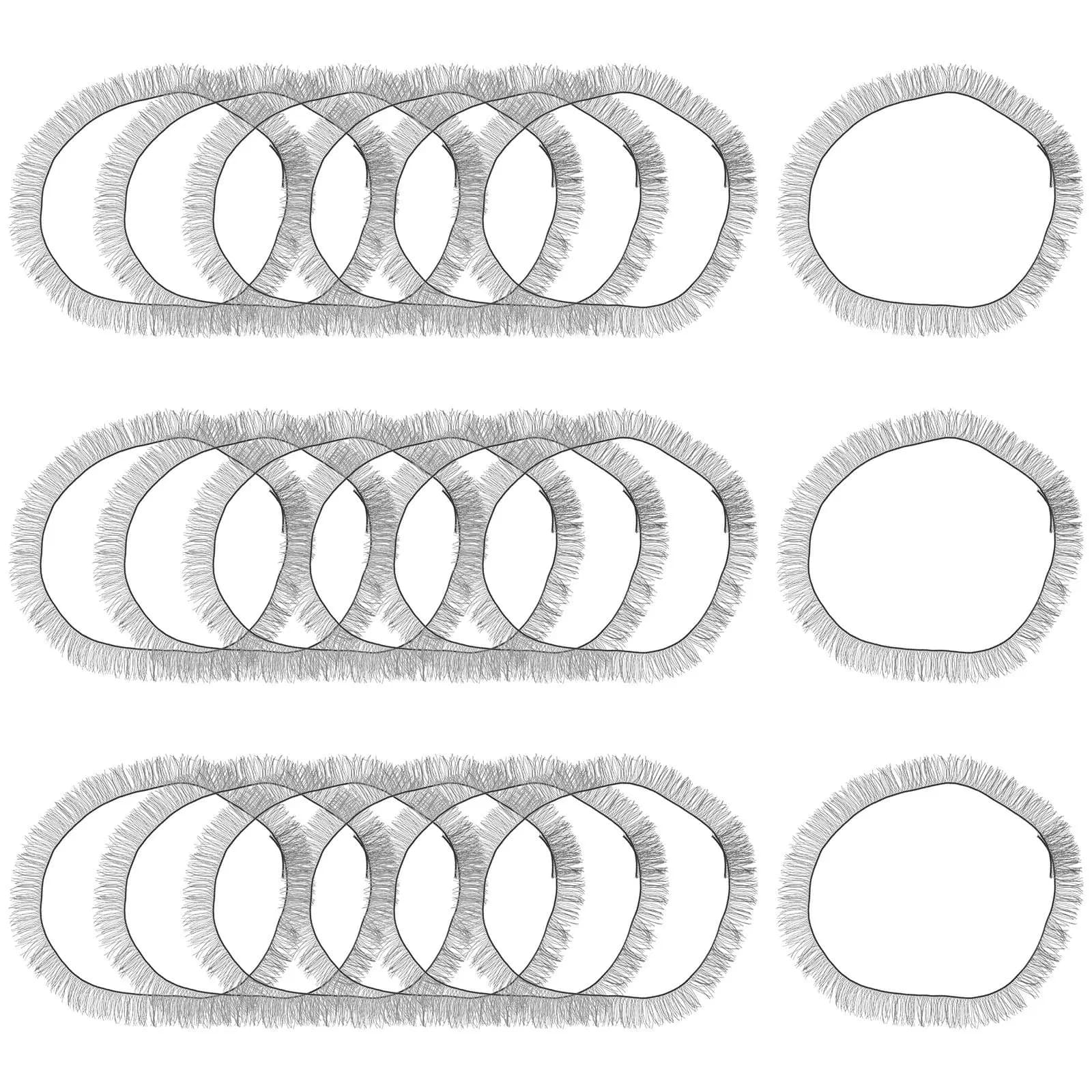 30 Pezzi Ciglia Finte Lunghe e Voluminose dall'Aspetto Naturale per DIY, Piccoli Lavori Artigianali e Forniture per il Trucco