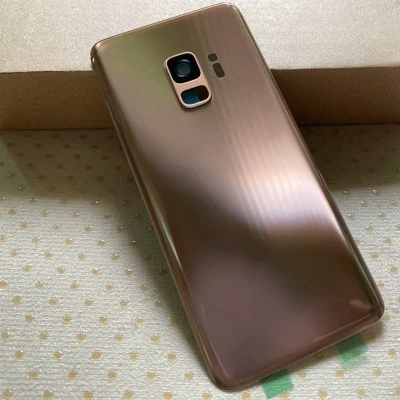 S9 G960 Housing Replacement For Samsung Galaxy S9 Glass Battery Back Cover Repair Replace Door Phone Rear Case + Camera Lens