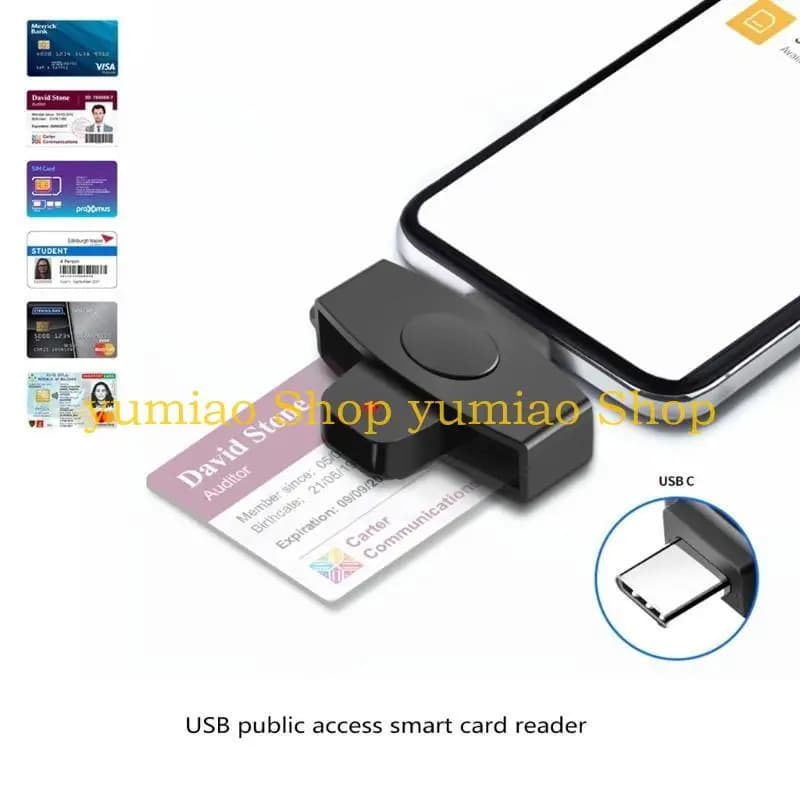 587B USBC Card Reader Cloner per Identity Card Reader Cloner Connector Adapter per Win7/8 Accessori per computer