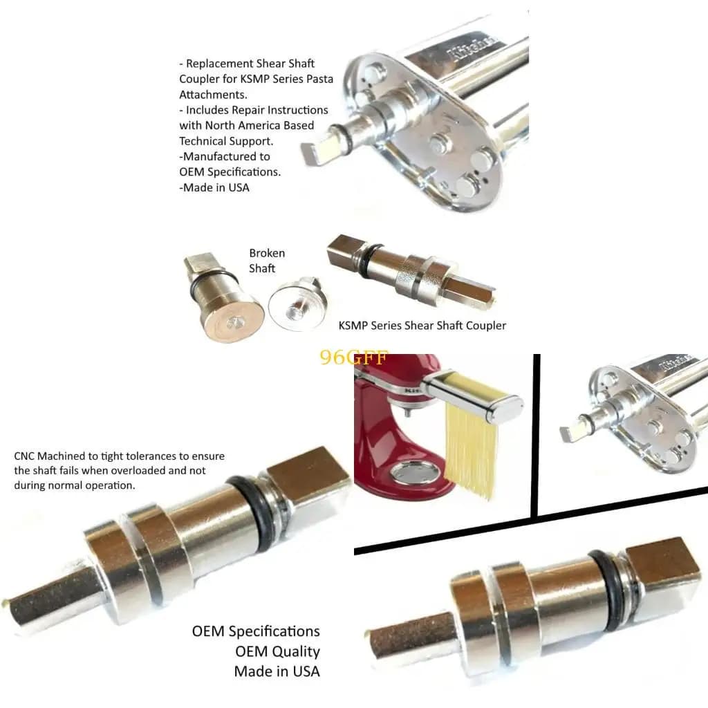 96GF W1089436 Accoppiatore albero a taglio per riparazione taglieri pasta per pasta per pasta cucina della KSMP