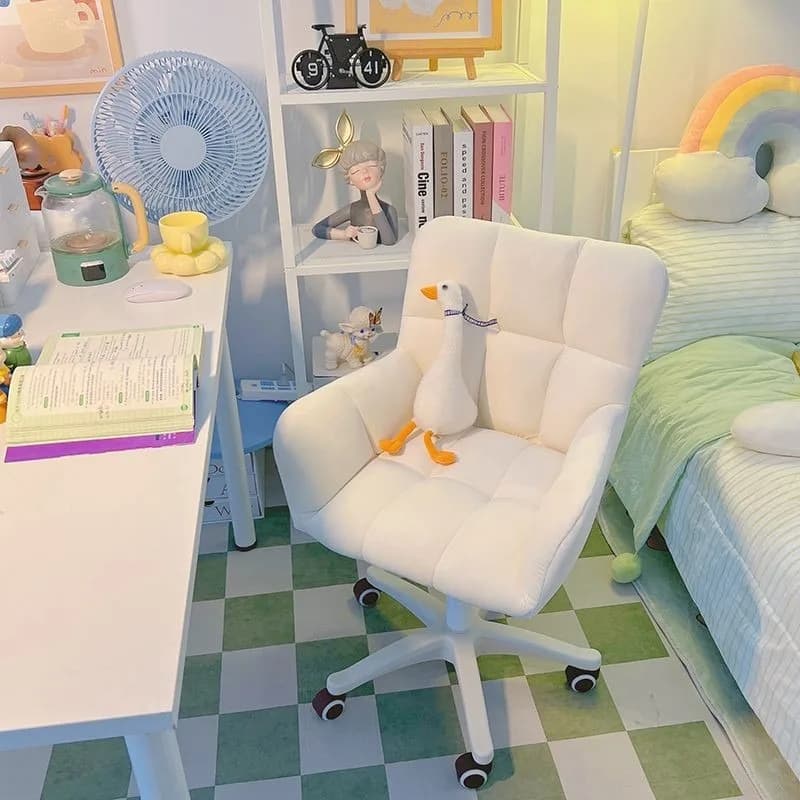 Comoda sedia da ufficio con supporto morbido Lusso elegante e moderno Soggiorno Sedie da gioco Studio Rilassante Silla De Gamer Mobili per la casa