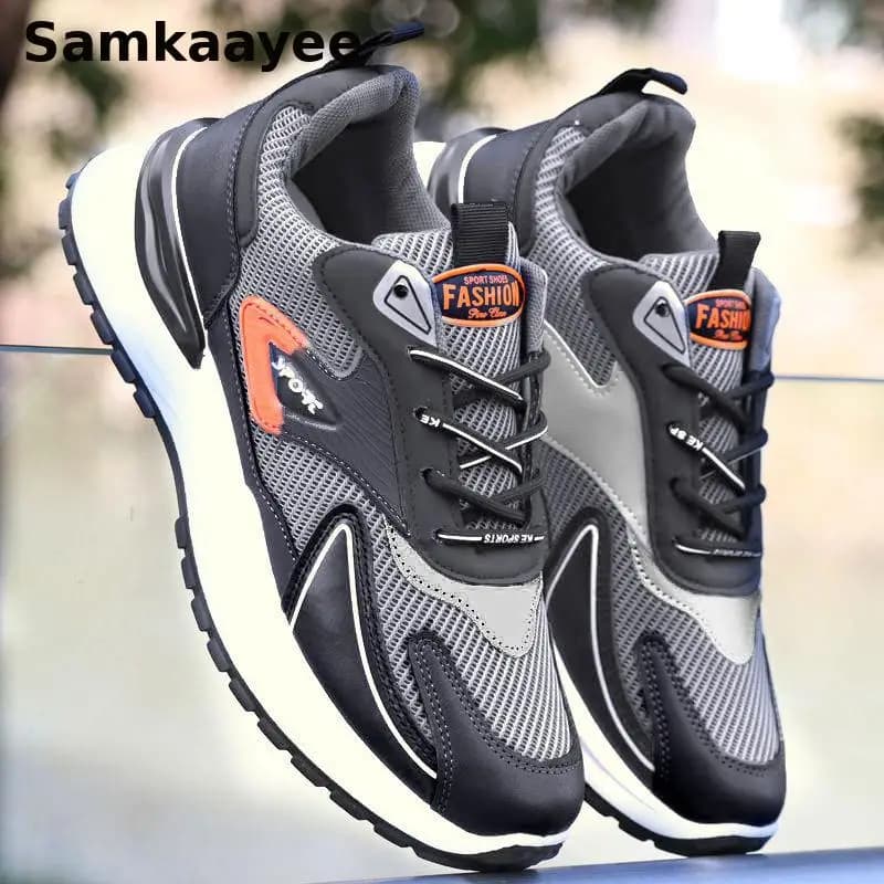 39-44 Men Casual Sport Shoes Spring Autumn Mesh Breathable Sneakers Walking Running Zapatos Non-slip Soft Soled Tennis Footwear