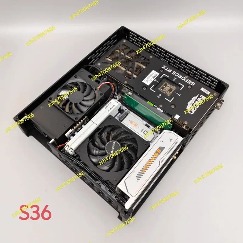Telaio S35 Piccola console portatile mini ITX da 4 litri con grafica a doppia ventola
