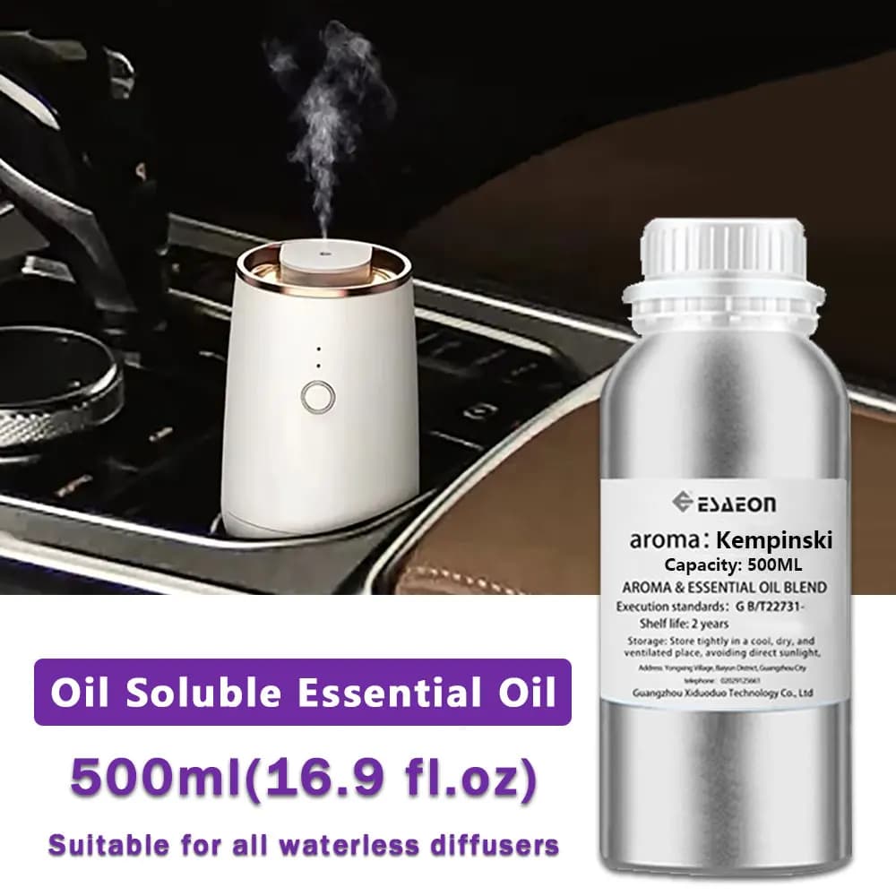 ESAEON 500ml (16.9 fl.oz) Olio Essenziale di Kempinski/Pino/Rosa - Olio Profumato per Diffusore, per Macchina Aromatizzante