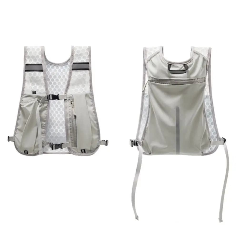 Running vest with Pocket Phone, Light Backpack for Hydrating, Breathable and Waterproof Nylon