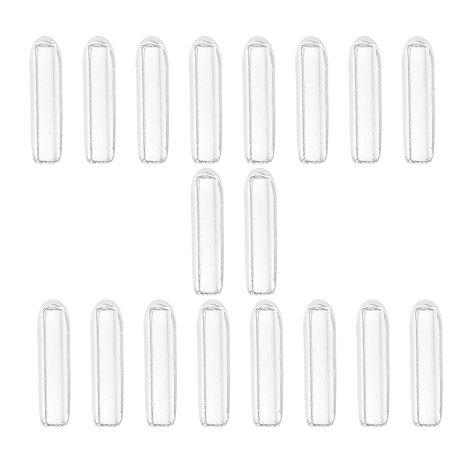 20Pcs Iron Wire Caps Clear Plastic Hanger Protector Sleeve Clothes Hook End Covers Soft Non-Slip Wire End Protectors for Closet
