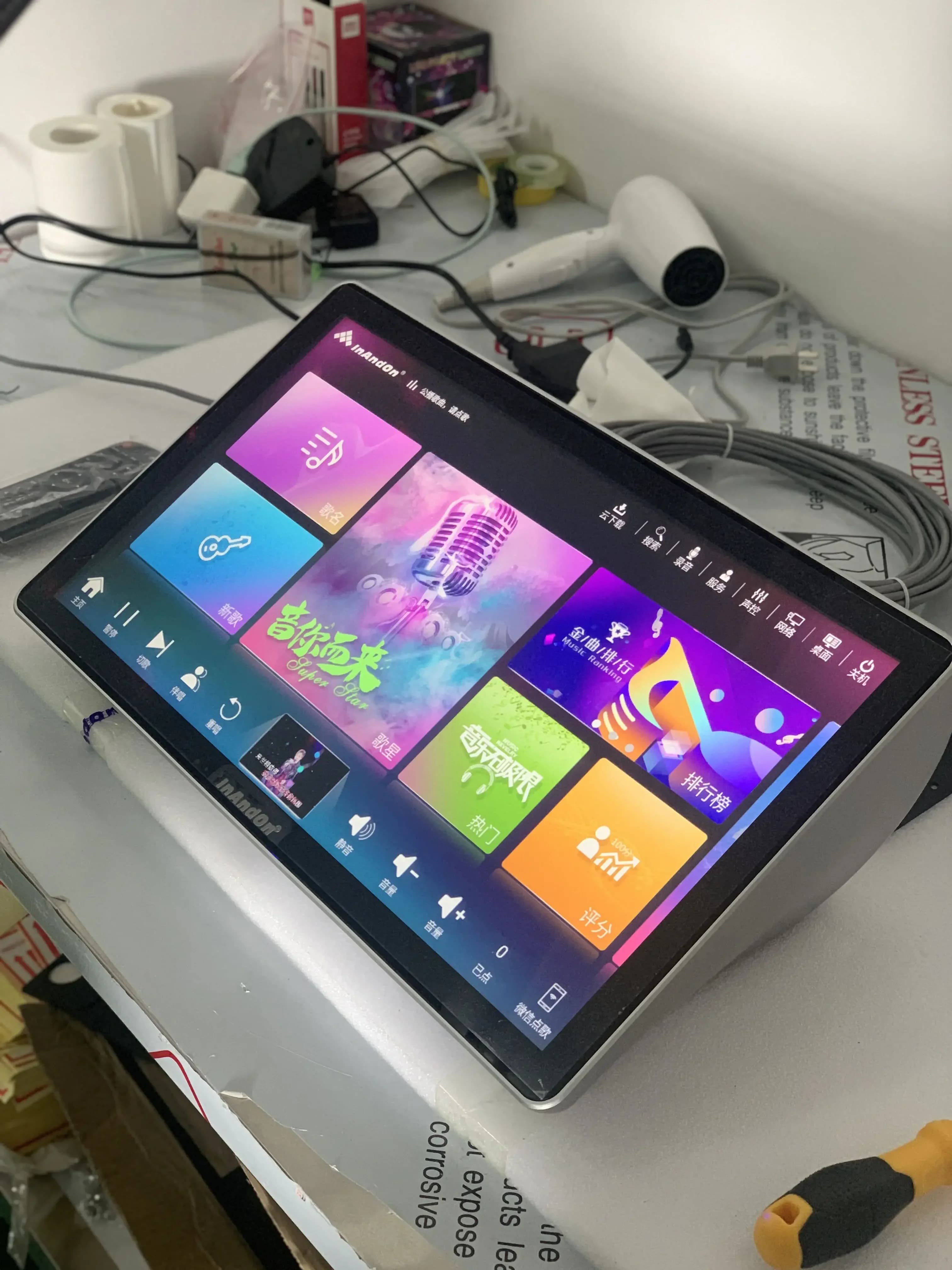 Ultimo Sistema S100 4T con Uscita Film 4K, Lettore Karaoke, Sistema Karaoke di Tendenza, Macchina per Karaoke