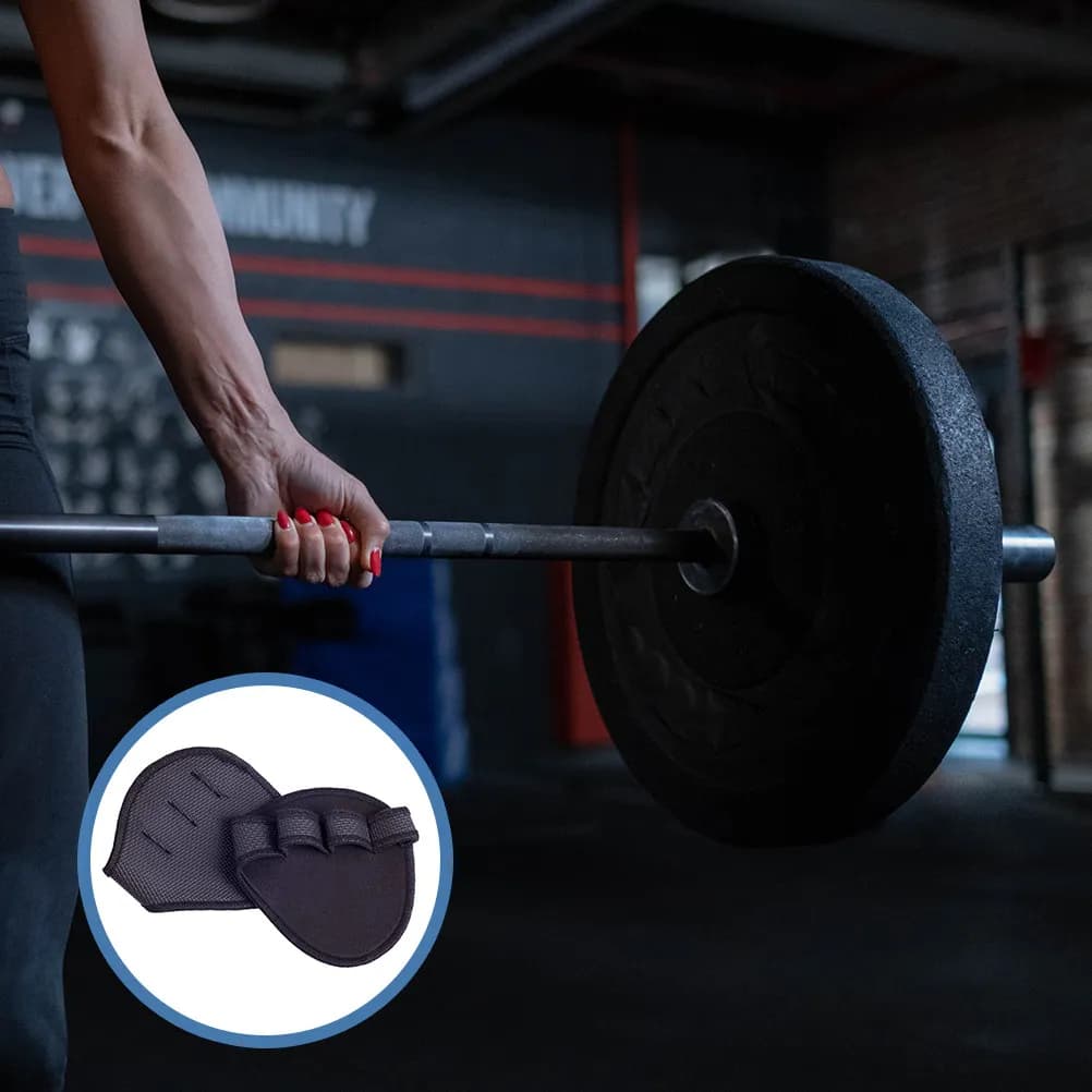 1 Paio di Guanti Traspiranti e Assorbenti per Sollevamento Pesi, Protezione per il Palmo, per Uomo, Allenamento in Palestra e Sport