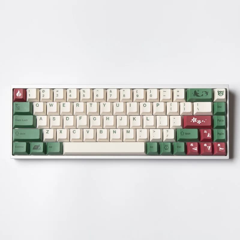 141 tasti GMK Copritasti da campeggio Set Inglese PBT Sublimazione della tintura Keycap Cherry Profilo Copritasti per MX Switch Tastiera meccanica