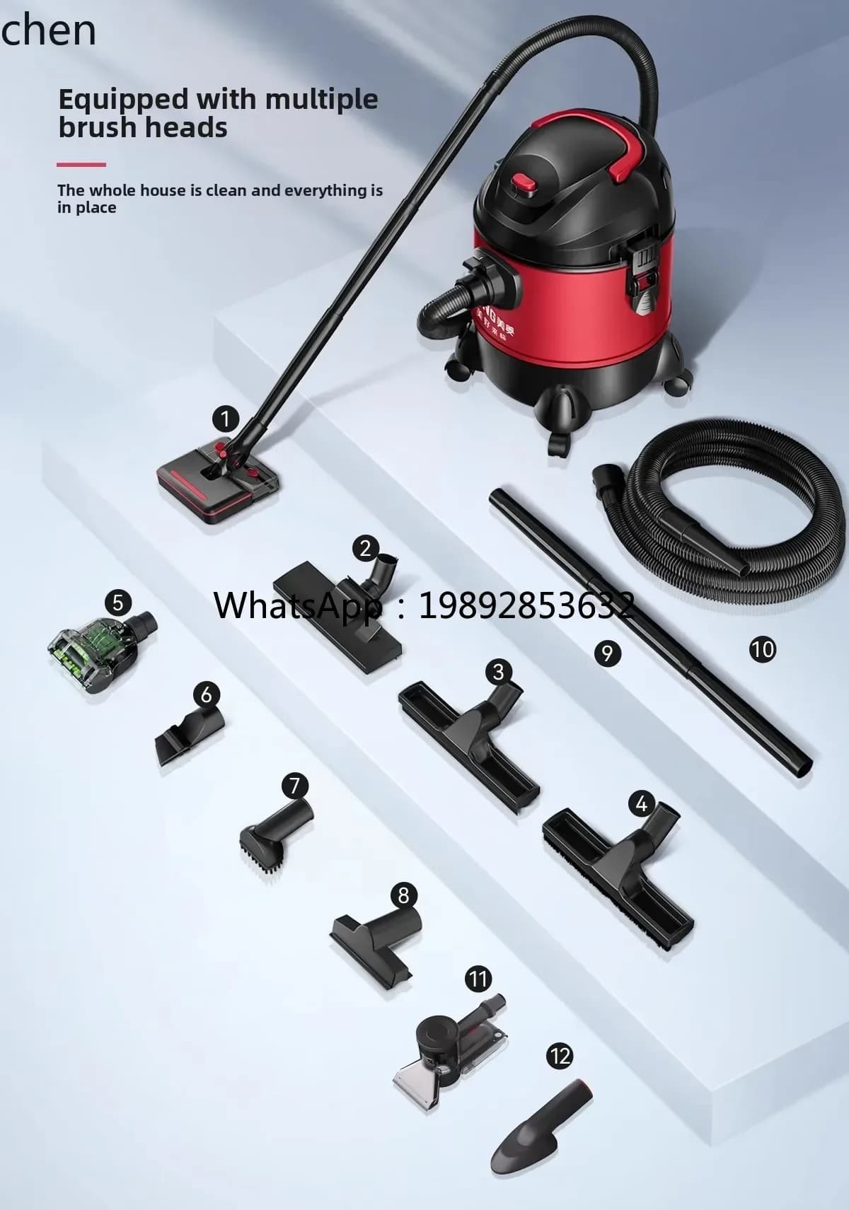 Aspirapolvere AA, grande aspirazione, bella cucitura, super potente, speciale aspirapolvere industriale per il lavaggio dell'auto