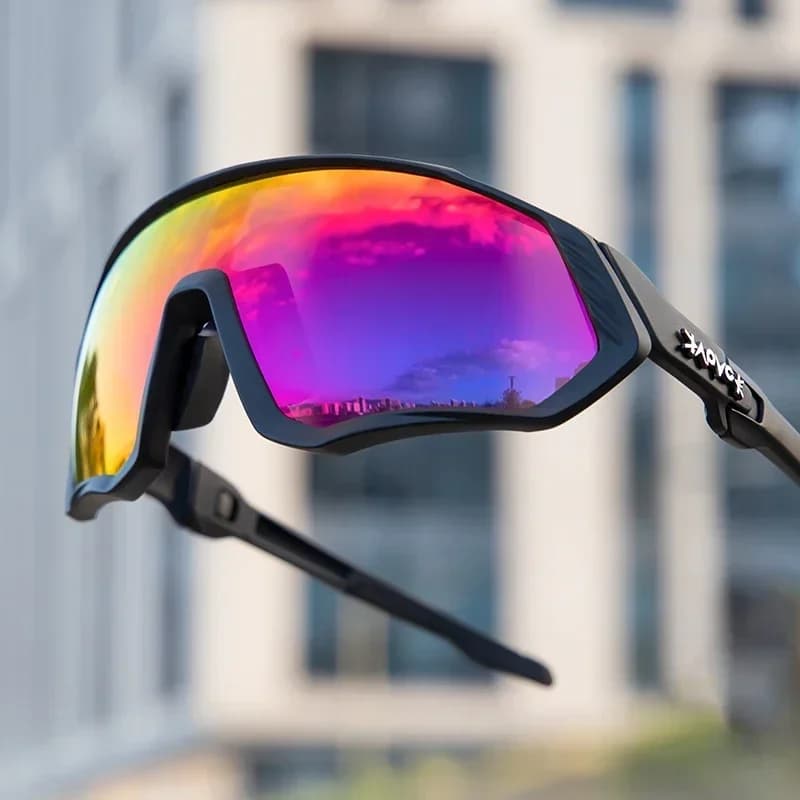 Kapvoe Uomo Occhiali da ciclismo Bici per donna Sport all'aria aperta Occhiali da sole per il tempo libero UV400 Protezione da strada MTB Accessorio per bicicletta