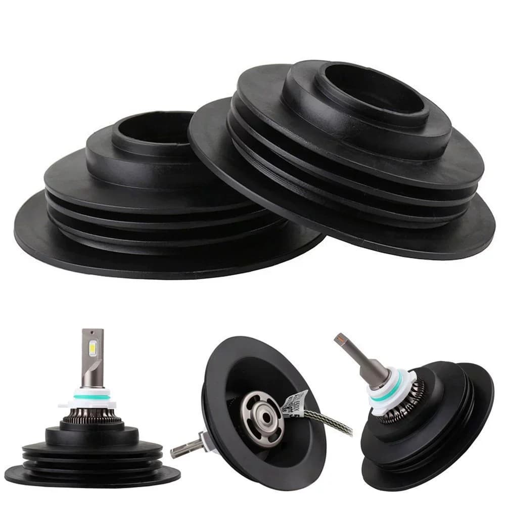 1PC Lamp for Car LED Headlights Waterproof Dust Cover for Car Headlight Universal LED Light Cover Soft Rubber Dust Cover