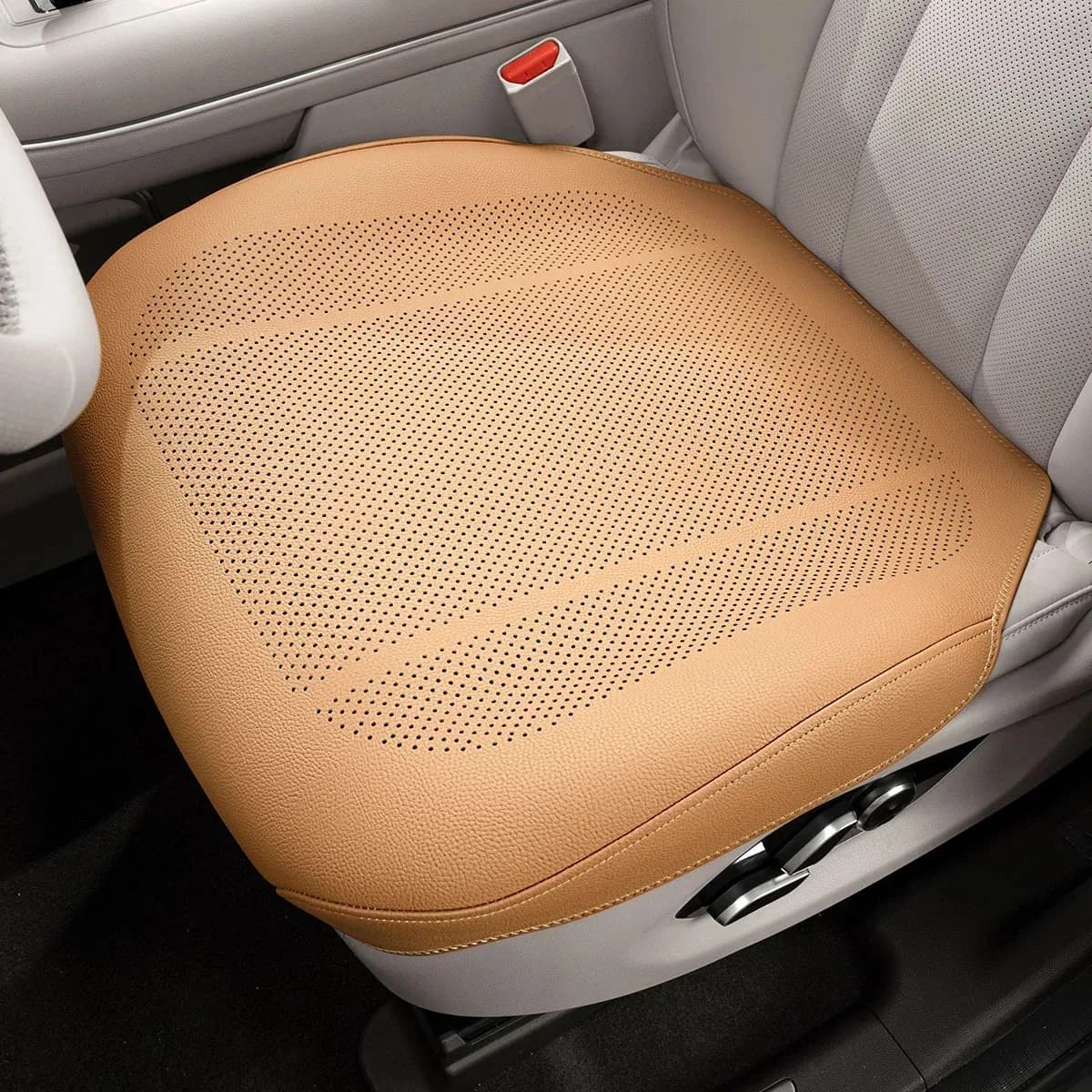 Soft leather car seat cushion, luxury breathable front seat cushion for Volvo XC40 XC60 XC90 S90 V90CC S60 V60CC V40 S80