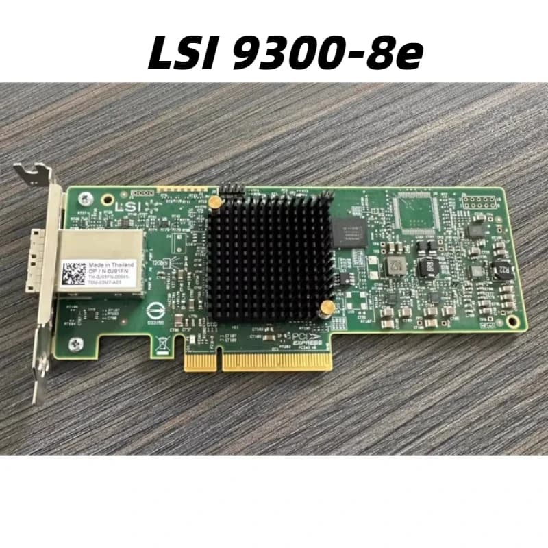 LSI 9300-8E 12Gb/s 8 porte esterne 2x SFF-8644 12G SAS3 SATA HBA per HDD JBOD