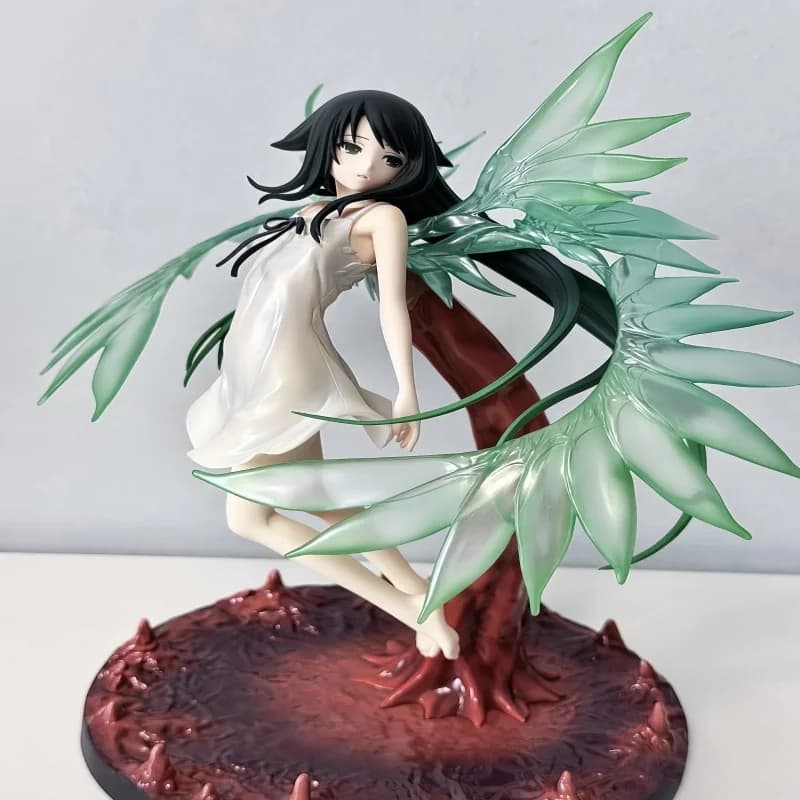 Statuetta Anime Saya no Uta con Ali Verdi POP UP PARADE Scala 1/8 Ornamento per Telaio in PVC Collezione Anime per Appassionati