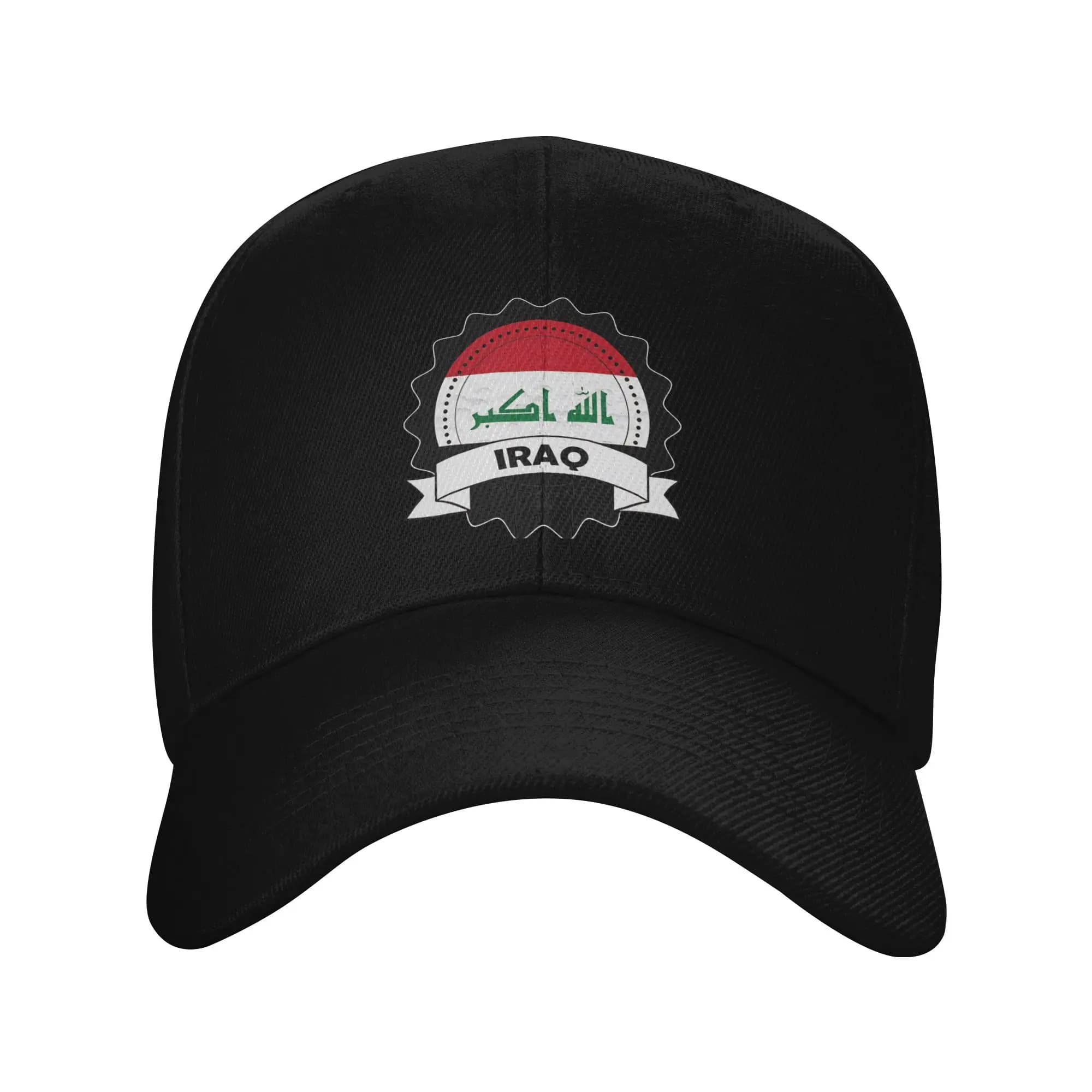 Iraq Emblem Badge Flag Sun Baseball Cap Summer Female Male Print Trucker Hat Adjustable Casual Running Hippie Baseball Caps
